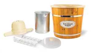 Nostalgia Wood Bucket Ice Maker